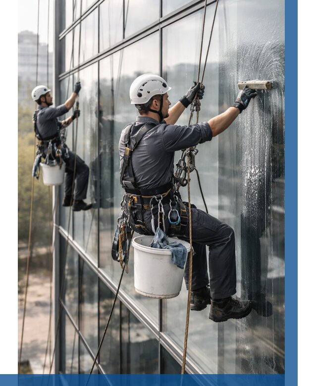 Мойка сплошного остекления в Усинске, заказать от 307 р.| ВЫСОТНИК-Снс