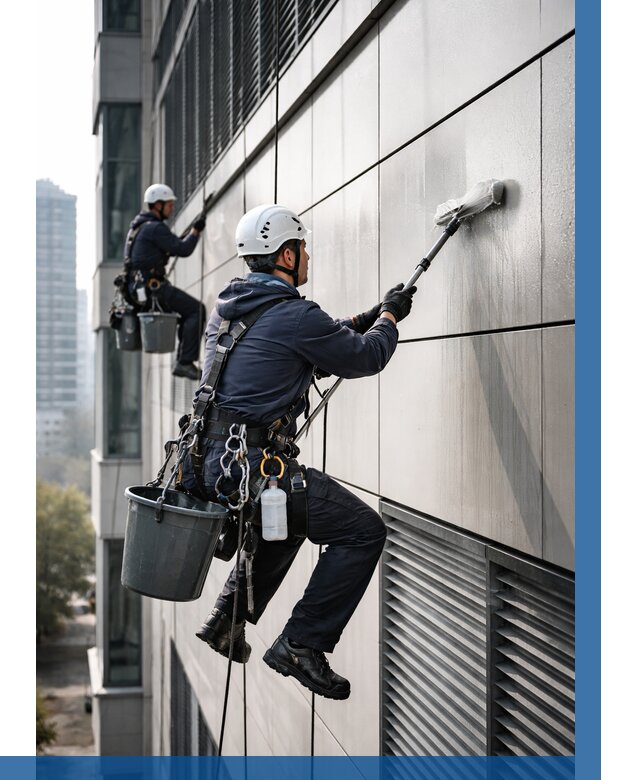 Мойка вентилируемого фасада в Усинске от 256 р. | ВЫСОТНИК-Снс