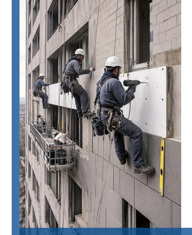 Монтаж фасадных термопанелей высокого качества в Усинске