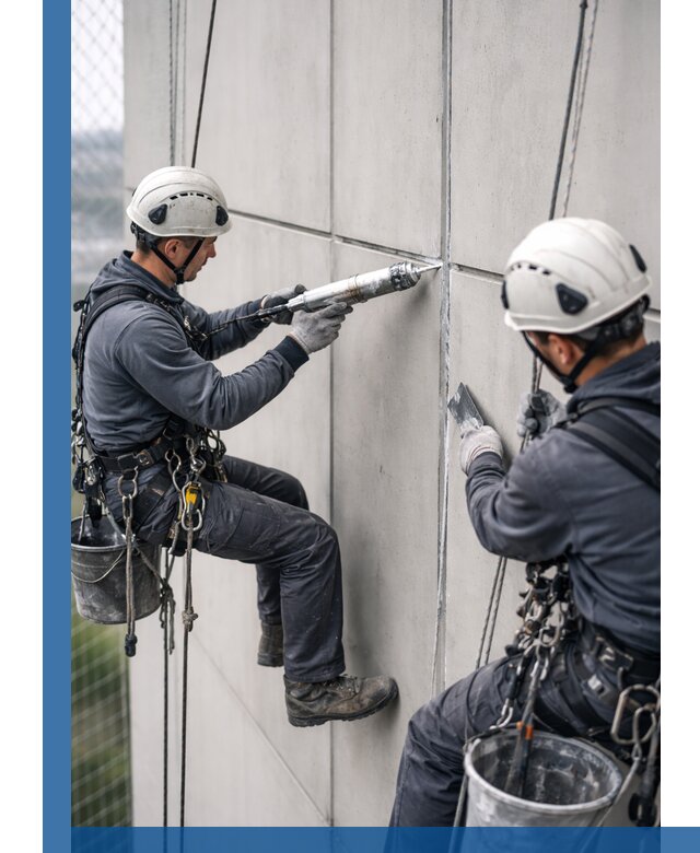 Первичная герметизация швов фасадов и кровель в Усинске