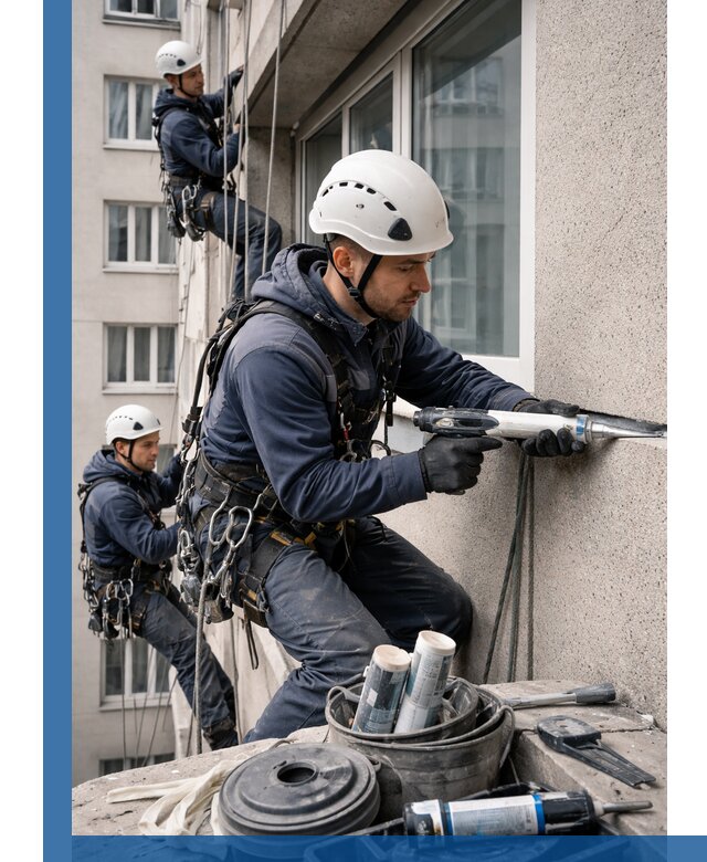 Герметизация швов лоджии в Усинске профессионально и надежно