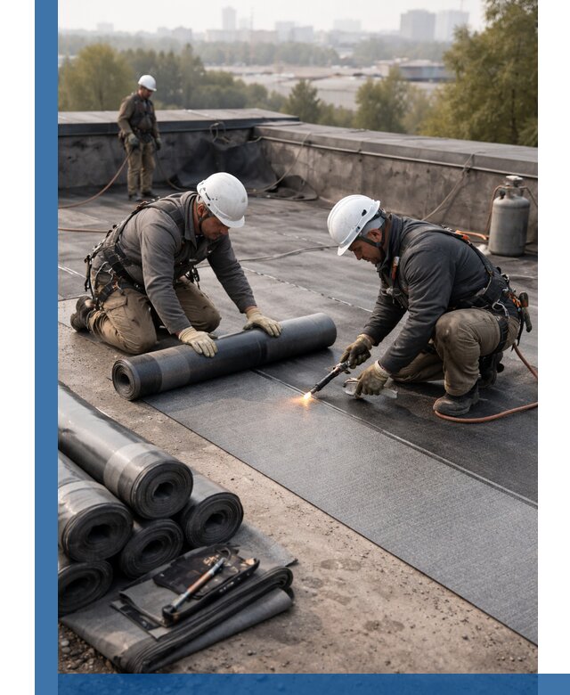 Монтаж мягкой кровли в Усинске профессионально и надежно