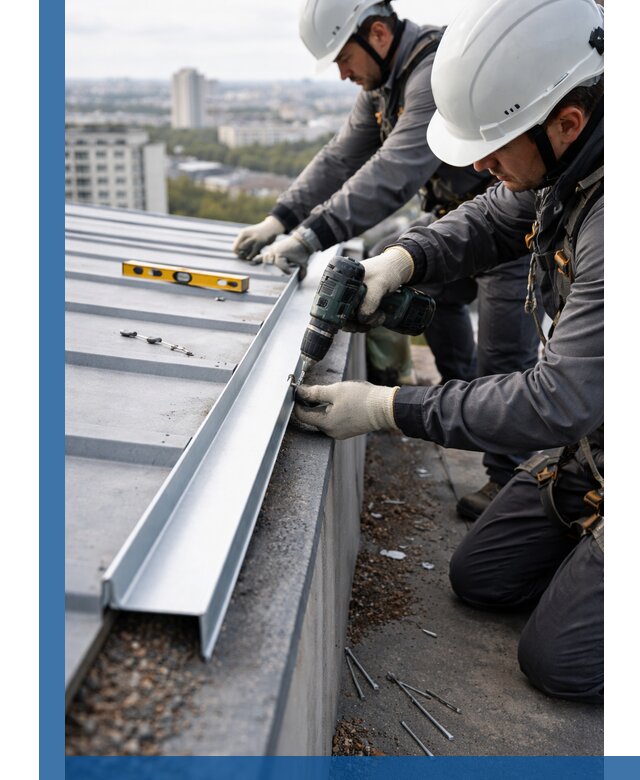 Монтаж капельника на кровле в Усинске с гарантией качества