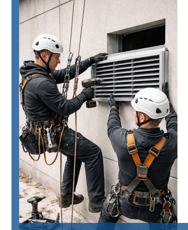 Монтаж вентиляционных решеток в Усинске профессиональный сервис