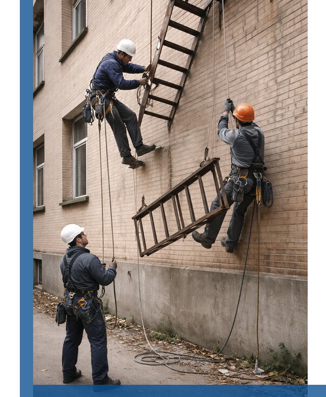 Демонтаж пожарной лестницы в Усинске быстро и безопасно