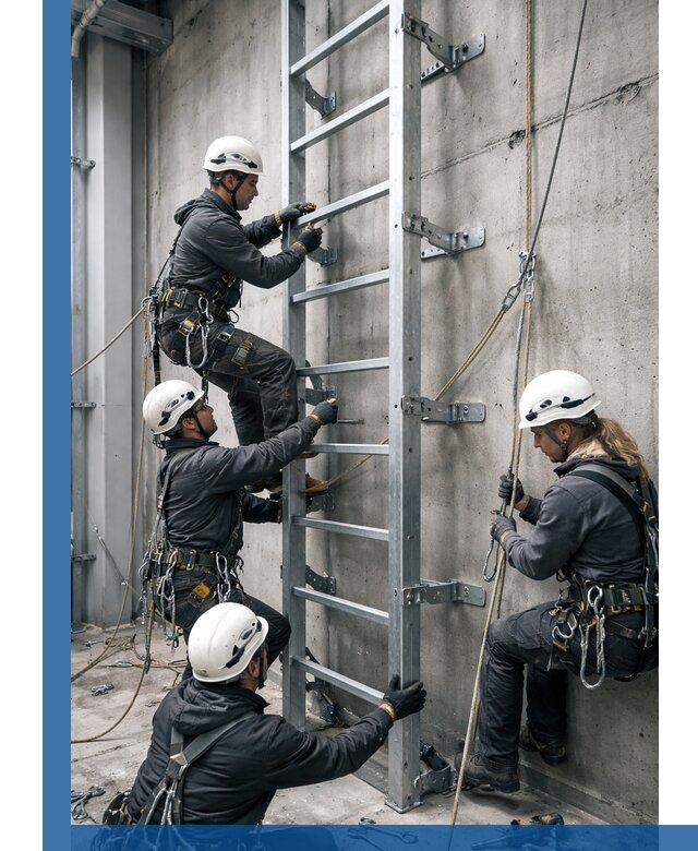 Монтаж металлических лестниц в Усинске под ключ со гарантией