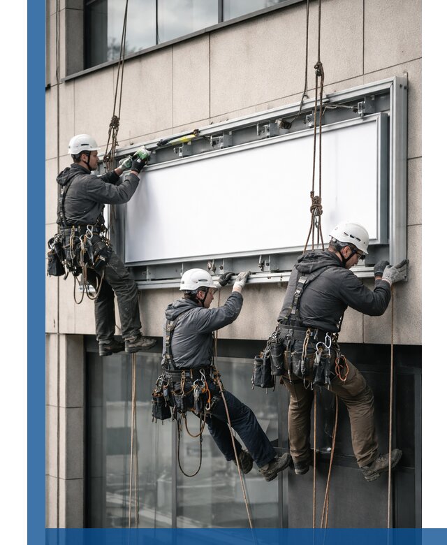 Профессиональный монтаж светового короба под ключ в Усинске