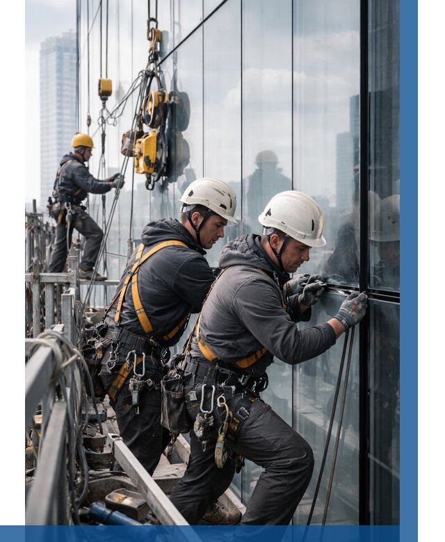 Структурное остекление фасадов в Усинске от 9726 р. | ВЫСОТНИК-Снс