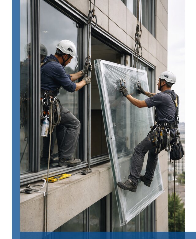 Профессиональная замена стекла в витраже в Усинске с гарантией