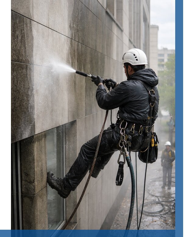 Гидроструйная очистка поверхностей в Усинске от 870 р. | ВЫСОТНИК-Снс