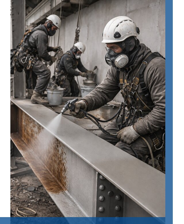 Антикоррозионная покраска металла в Усинске от 717 р. | ВЫСОТНИК-Снс