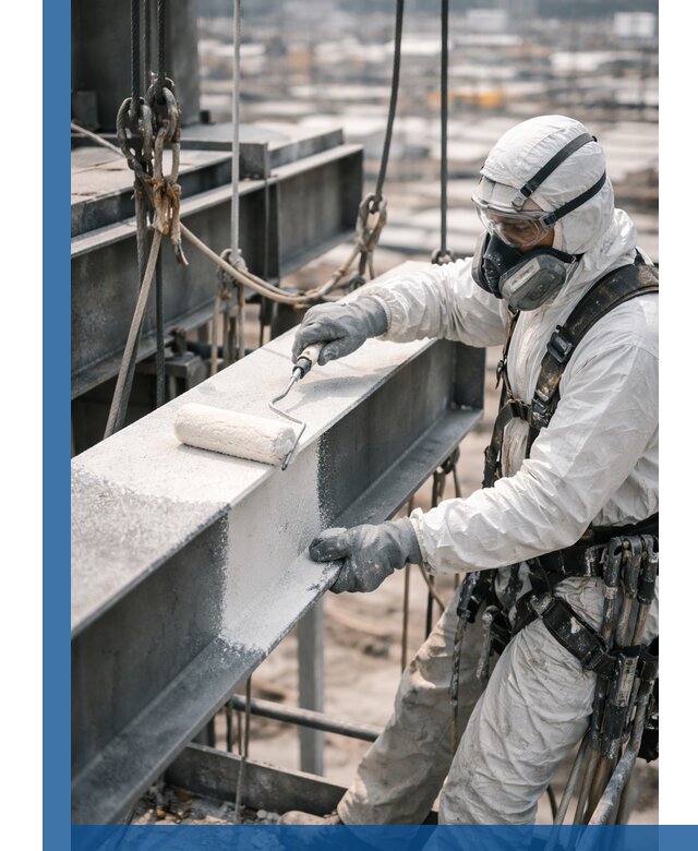 Профессиональная огнезащитная обработка металлоконструкций в Усинске