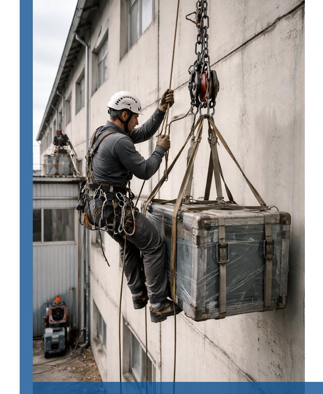 Подъем грузов на высоту в Усинске для промышленных объектов