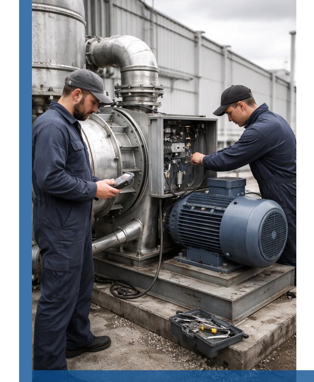 Техническое обслуживание промышленного оборудования в Усинске