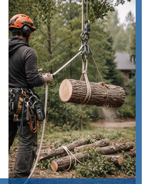 Валка деревьев частями в Усинске от 7679 р. | ВЫСОТНИК-Снс