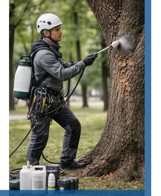 Обработка деревьев от вредителей в Усинске от 4607 р. | ВЫСОТНИК-Снс