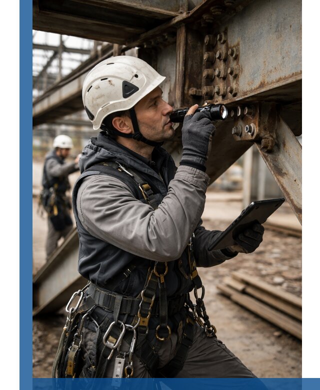 Обследование металлоконструкций и диагностика прочности в Усинске