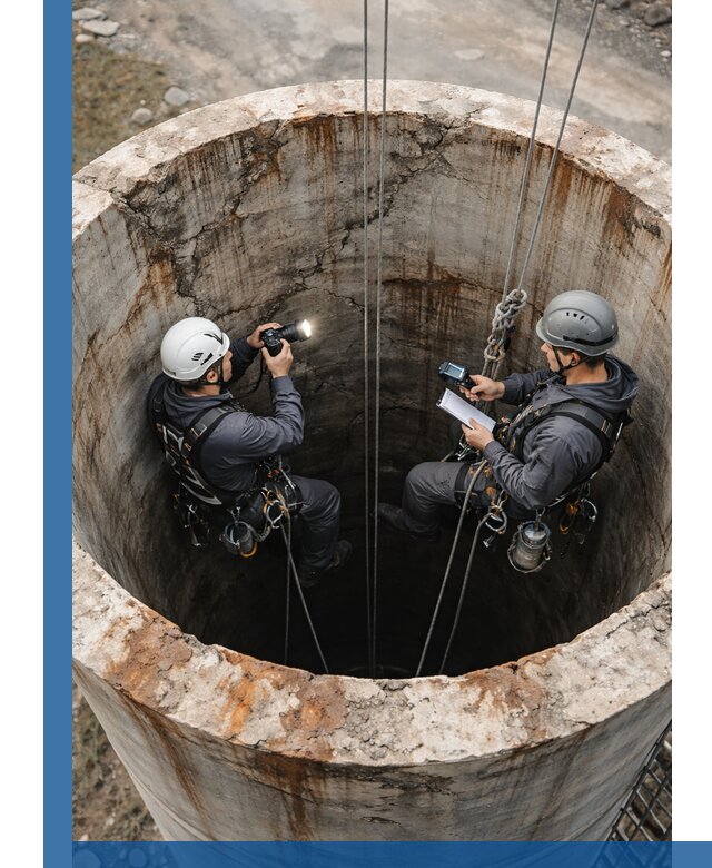 Обследование дымовой трубы: диагностика и оценка состояния в Усинске